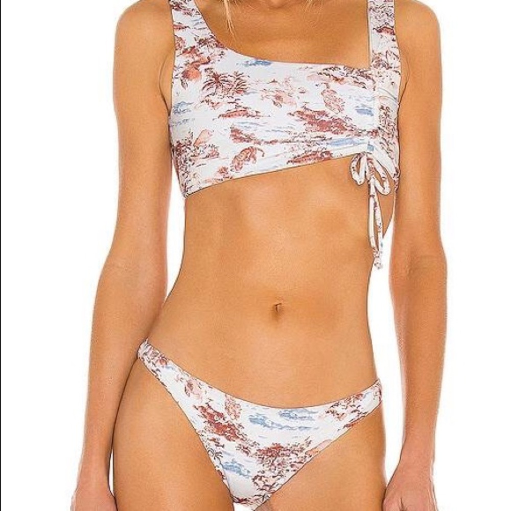 Lspace Wilder bikini top in tropical sands